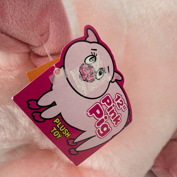 Cuddle Wit 12” Pink Pig Plush Toy With Tags - Picture 2 of 8